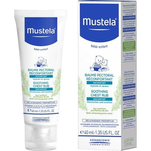 Mustela Soothing Chest Rub (Rahatlatıcı Göğüs Balsamı) 40 ml