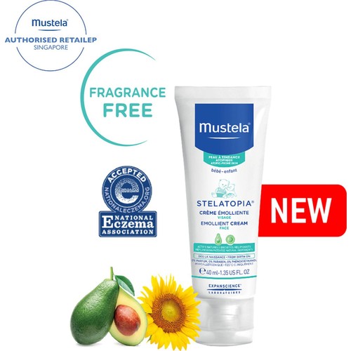 Mustela Stelatopia Emollient Face Cream Yüz Kremi 40 ml