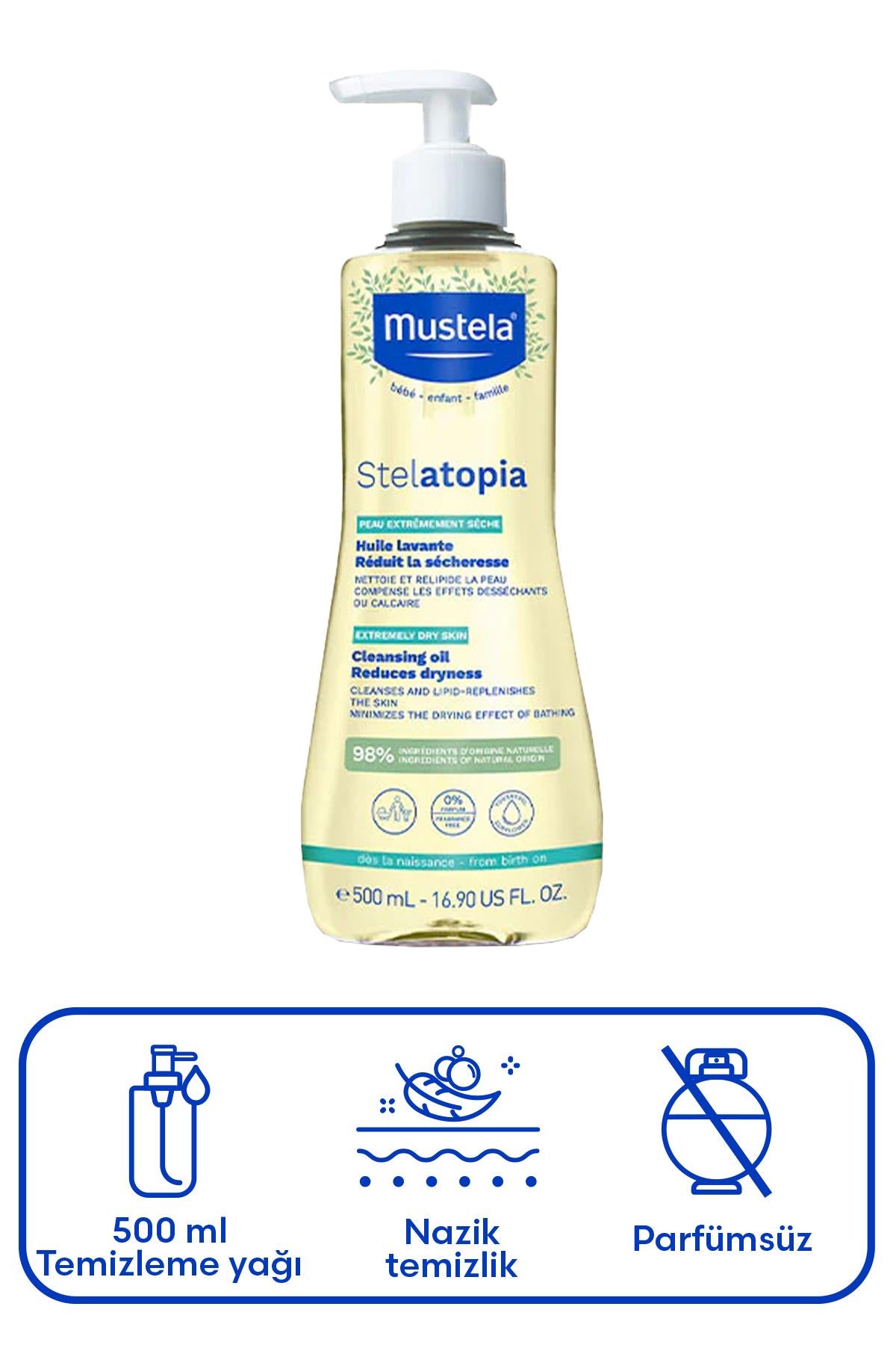 Mustela Stelatopia Temizleme Yağı 500 ml