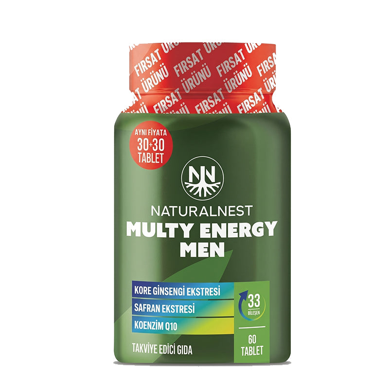 Naturalnest Multy Energy Men 60 Tablet