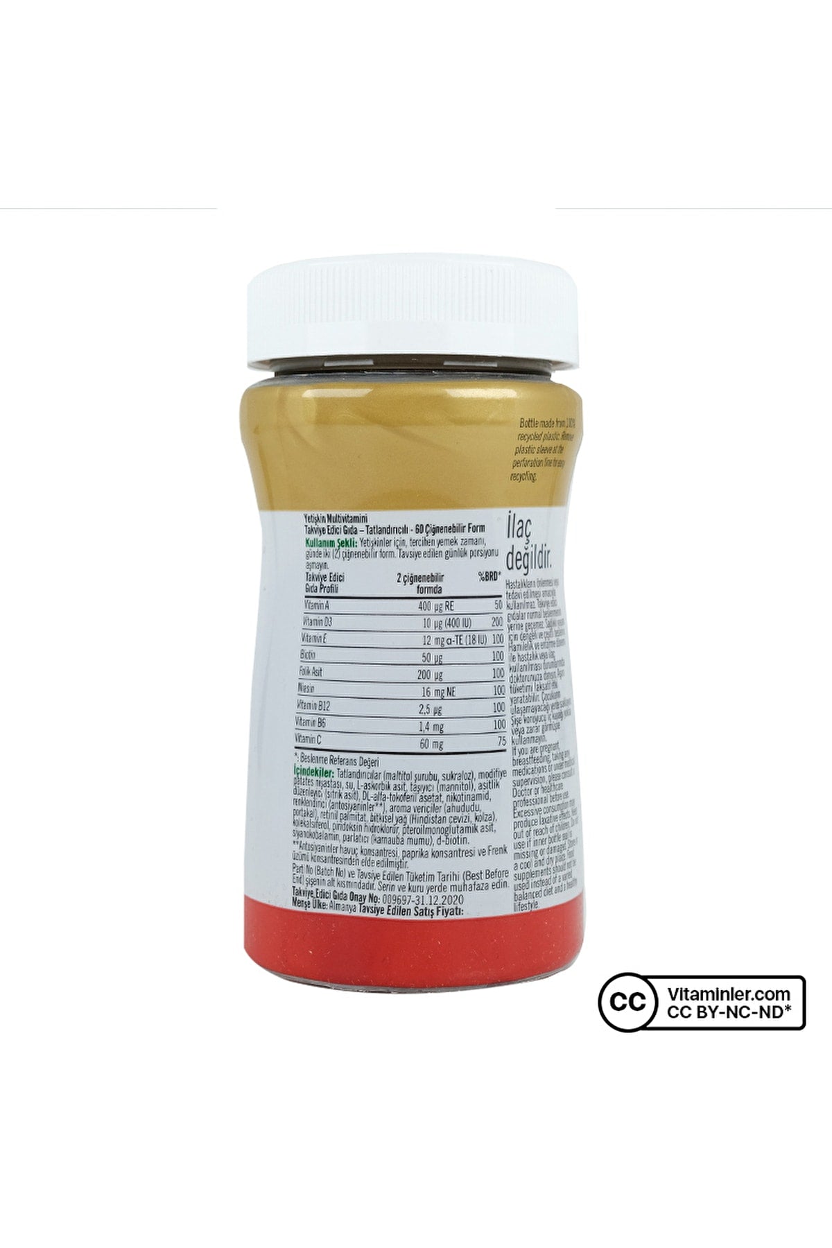 Natures Bounty Adult Multivitamin Gummies 60 lı