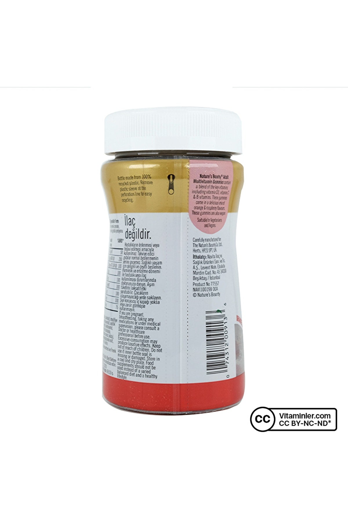 Natures Bounty Adult Multivitamin Gummies 60 lı