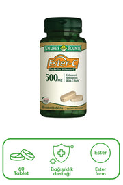 Natures Bounty Ester-C 500 mg Takviye Edici Gıda 60 Tablet