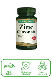 Natures Bounty Zinc Gluconate 10 Mg 100 Tablet