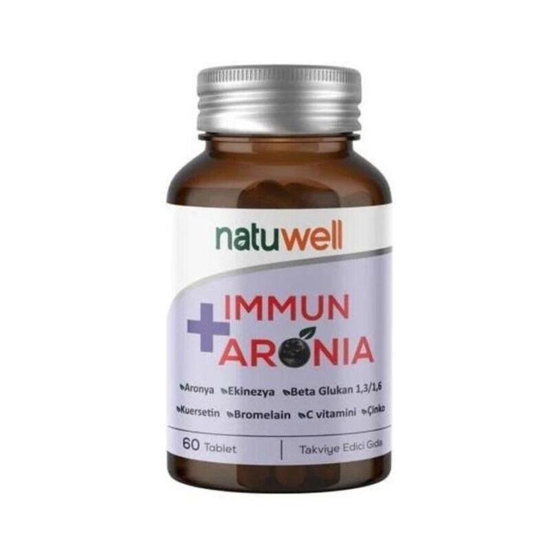 Natuwell Immun+Aronia Bitkisel Takviye Edici Gıda 60 Tablet