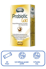 Nbl Probiotic Gold Takviye Edici Gıda 20 Toz Saşe