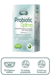 Nbl Probiotic Optima Çiğneme Tableti 30 Adet