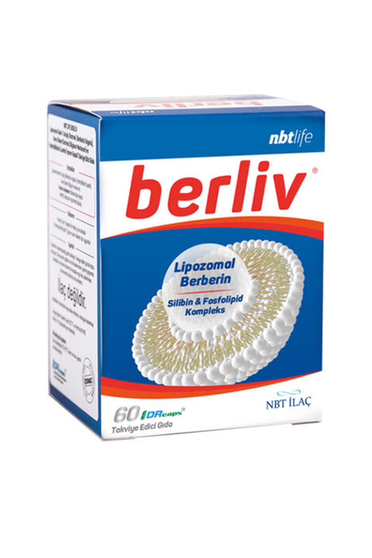 Nbt İlaç Berliv Lipozomal Berberin Takviye Edici Gıda 60 Kapsül