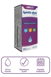 Nbt Life İyotic Duo Damla Takviye Edici Gıda 50 ml