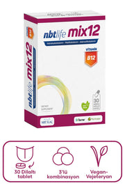 Nbt Life Mix 12 Takviye Edici Gıda 30 Kapsül