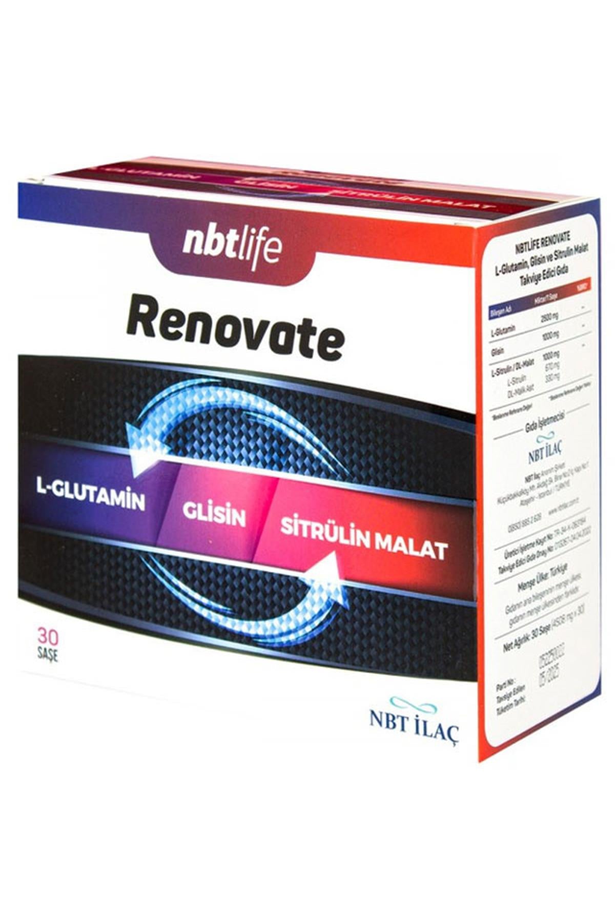 Nbt Life Renovate Takviye Edici Gıda 30 Saşe