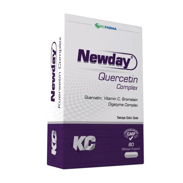Newday Kuersetin Complex 60 Kapsül Quercetin Takviyesi