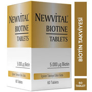 Newvital Biotine 5000 mcg 60 Tablet