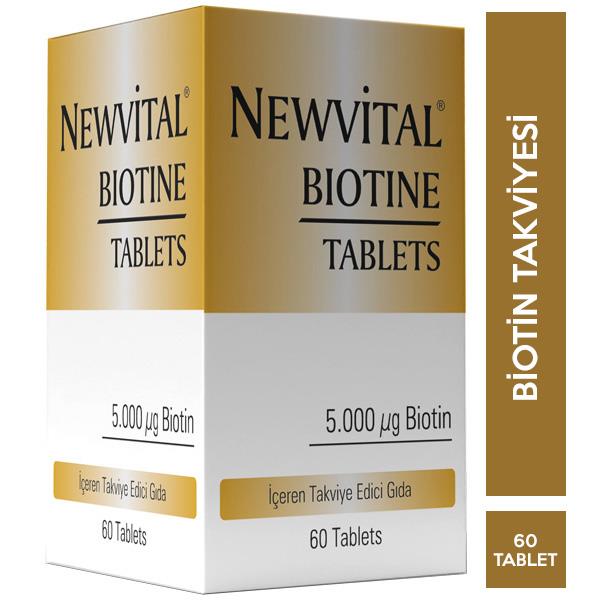 Newvital Biotine 5000 mcg 60 Tablet