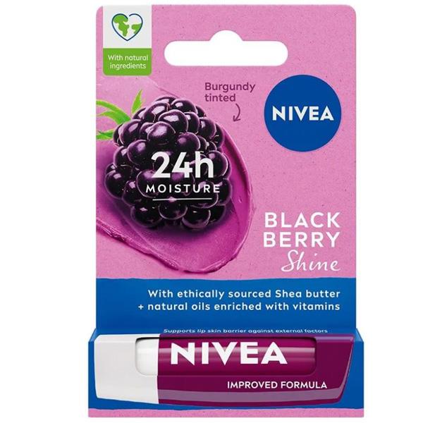 Nivea Bakım Yapan Dudak Bakım Kremi Black Berry 4,8 gr