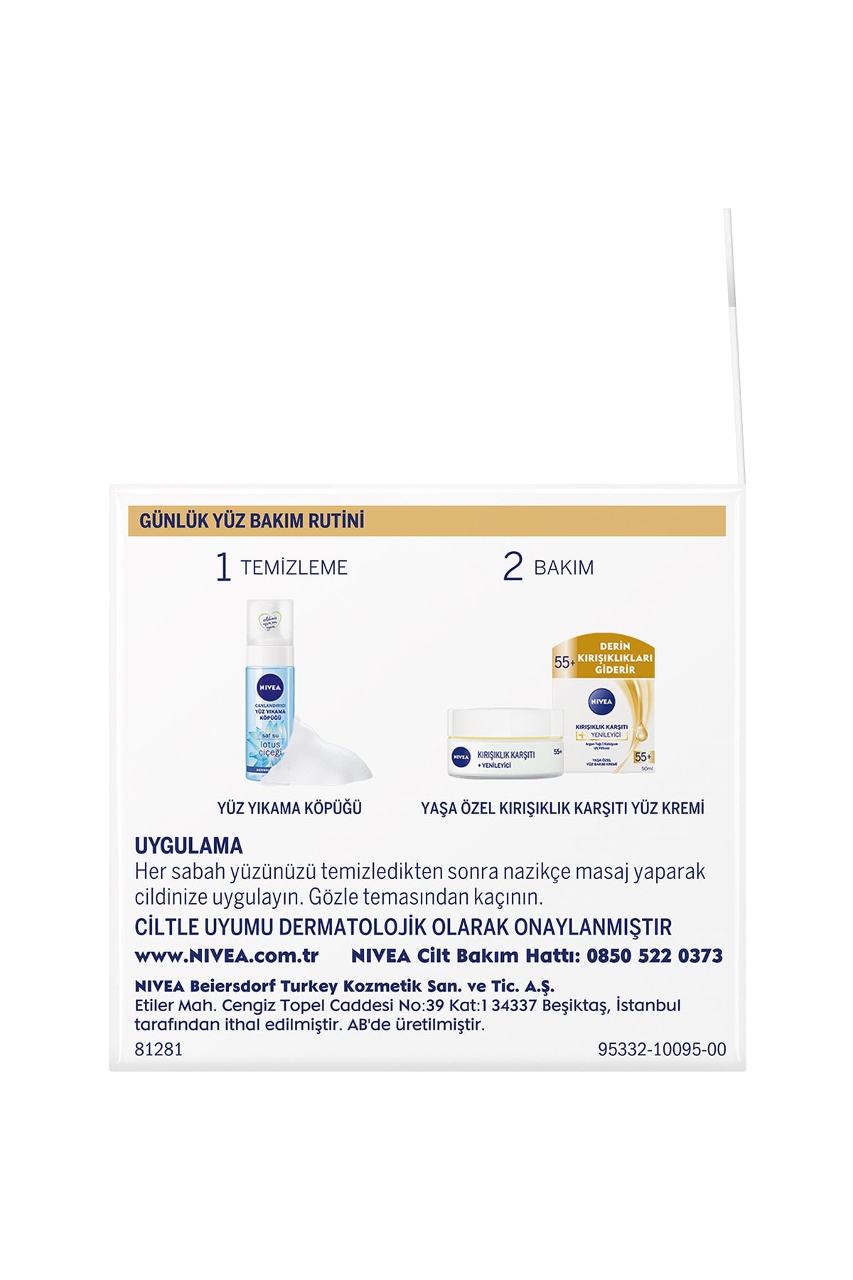 Nivea Kırısıklık Kart Yen 55 + 50