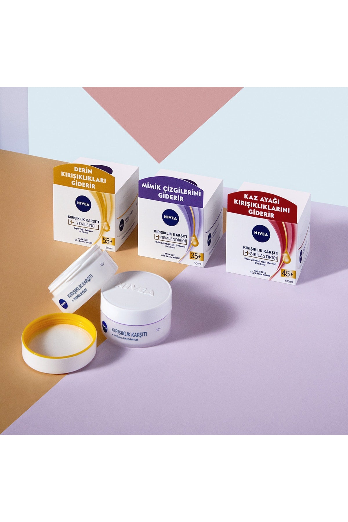 Nivea Kırısıklık Kart Yen 55 + 50