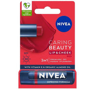 Nivea Lip Cheek Caring Red