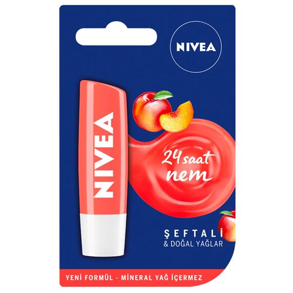Nivea Lip Stick Fruity Shine Şeftali