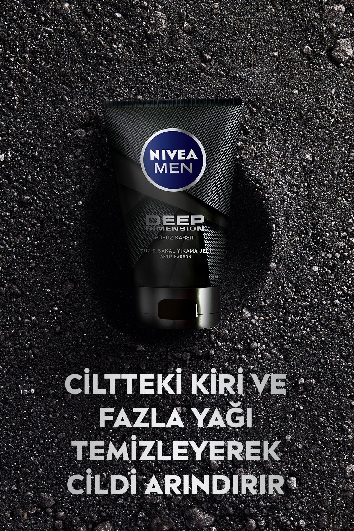 Nivea Men Deep Cleaning Wash - Yüz ve Sakal Temizleme Jeli 100ml