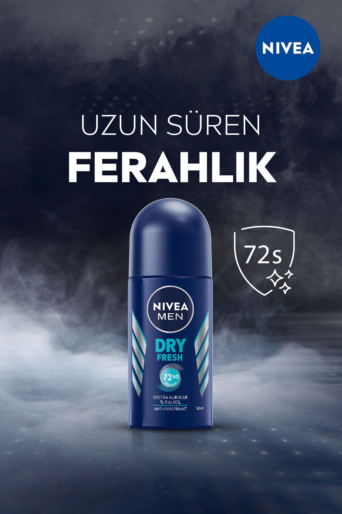 Nivea Men Dry Fresh Erkek Roll On 50 ml
