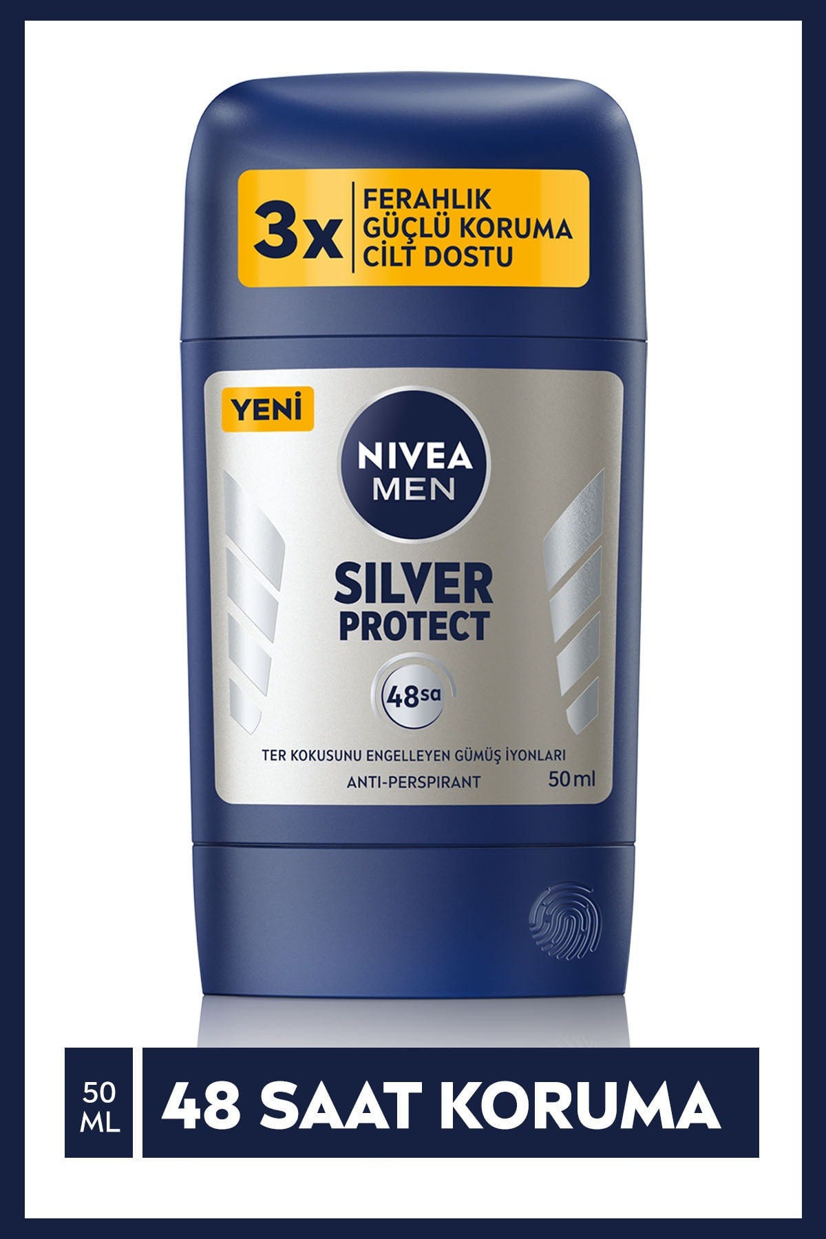 Nivea Men Erkek Stick Deodorant Silver Protect 50ml