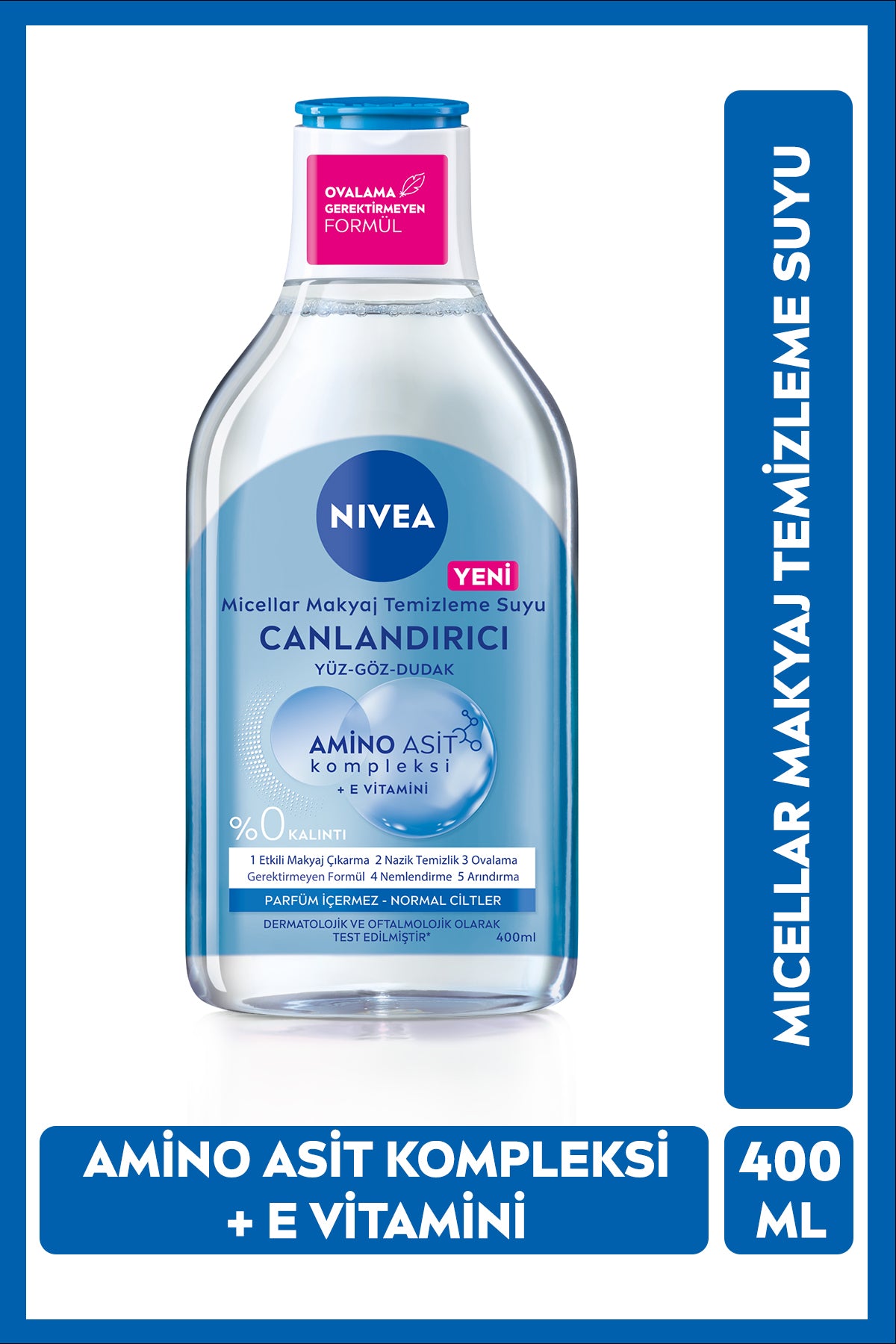 Nivea Micellair Normal Ciltler için Makyaj Temizleme Suyu 400 ml