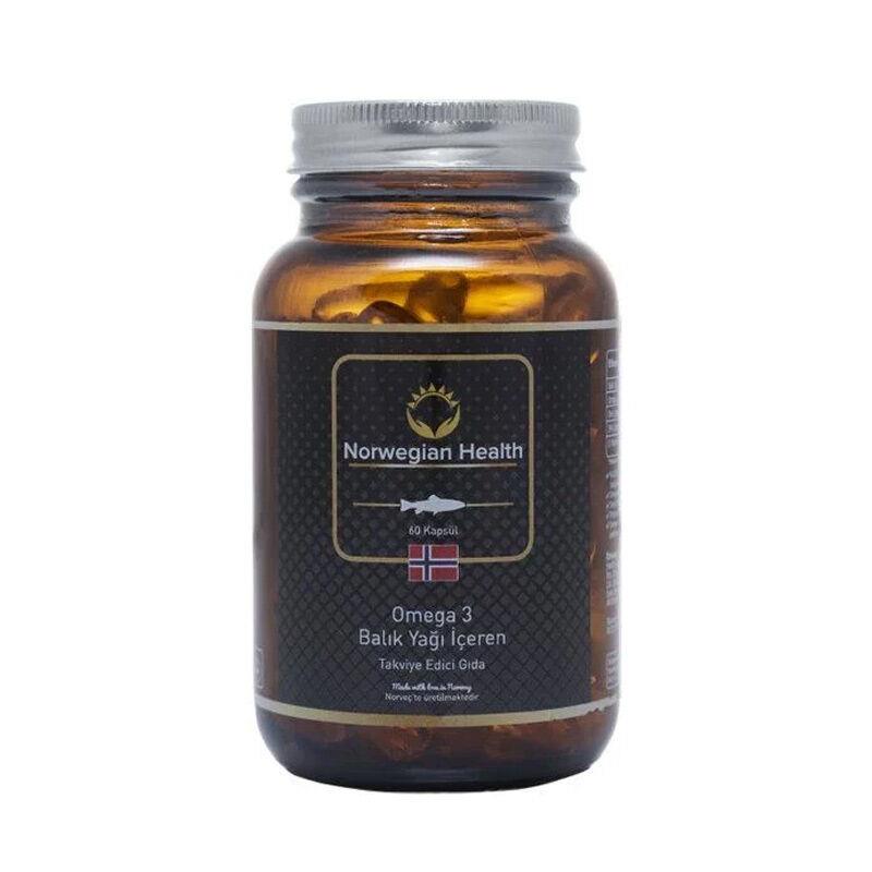 Norwegian Health Omega 3 Balık Yağı İçeren Takviye Edici Gıda 60 Kapsül