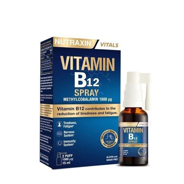 Nutraxin B12 Vitamin Sprey 15 ML