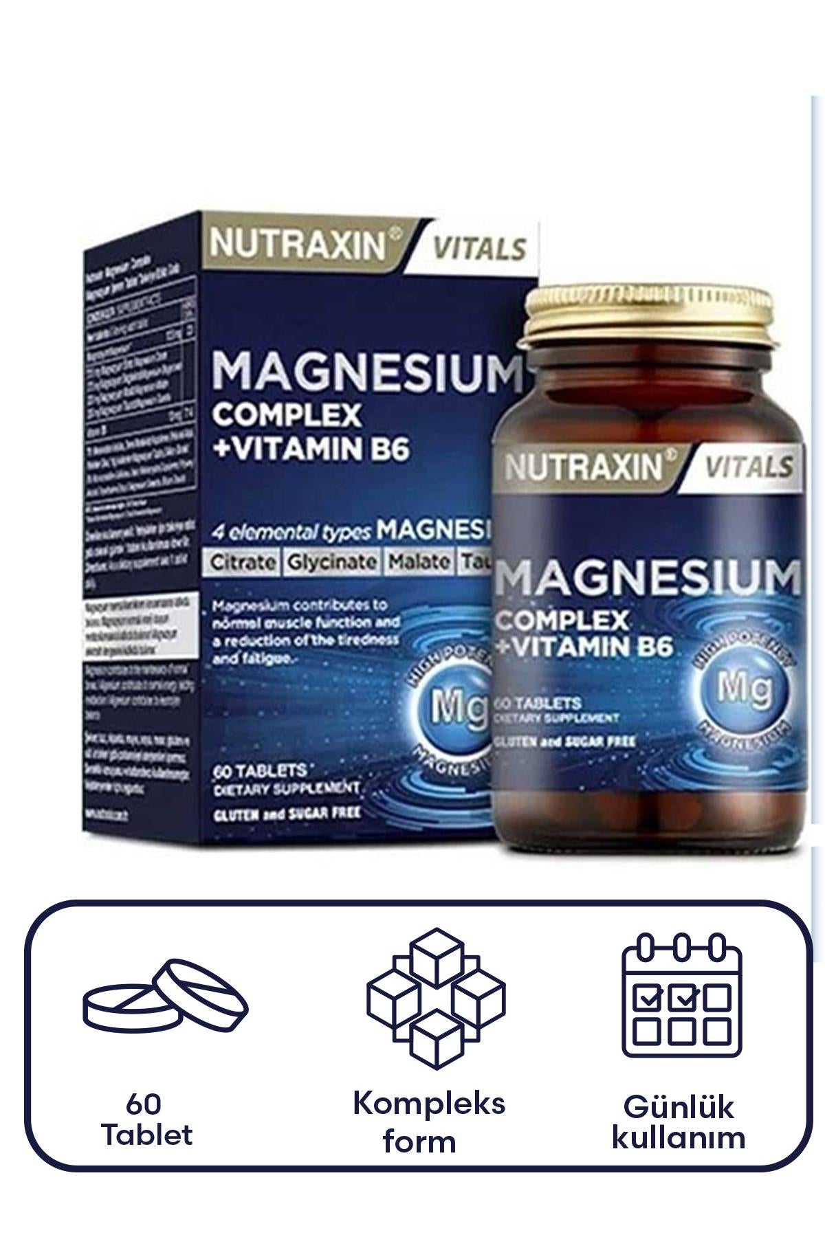 Nutraxin Magnesium Complex 60 Tablet