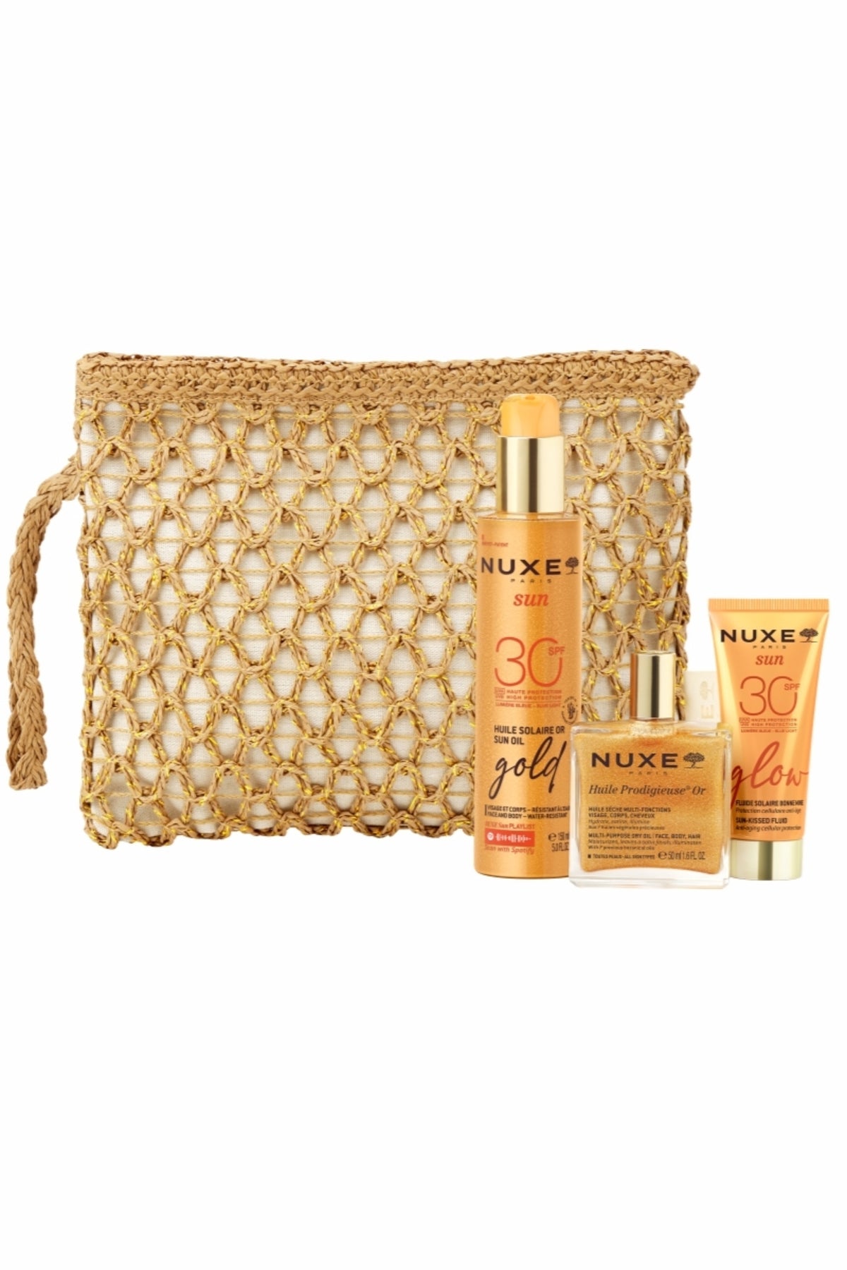 Nuxe Golden Summer Routine Set (Bronzlaştırıcı + Glow Krem + Işıltılı Kuru Yağ)