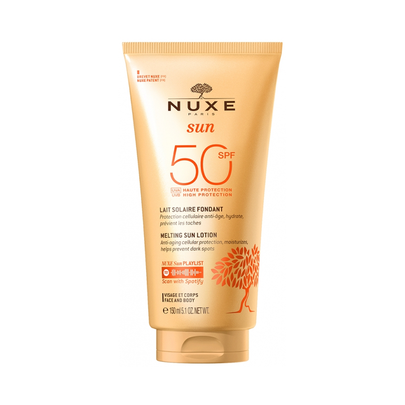Nuxe Sun Melting Lotion High Protection Face and Body SPF50 150 ml
