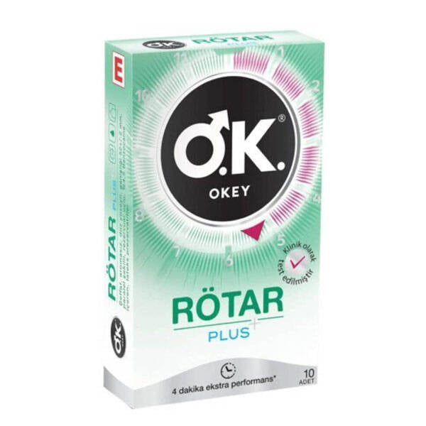 Okey Rötar Plus Prezervatif 10 Adet