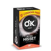 Okey Ultra Hisset Prezervatif Ekonomik Paket 20 li