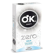 Okey Zero Aqua Ekstra Kaygan ve İnce Prezervatif 10 Adet