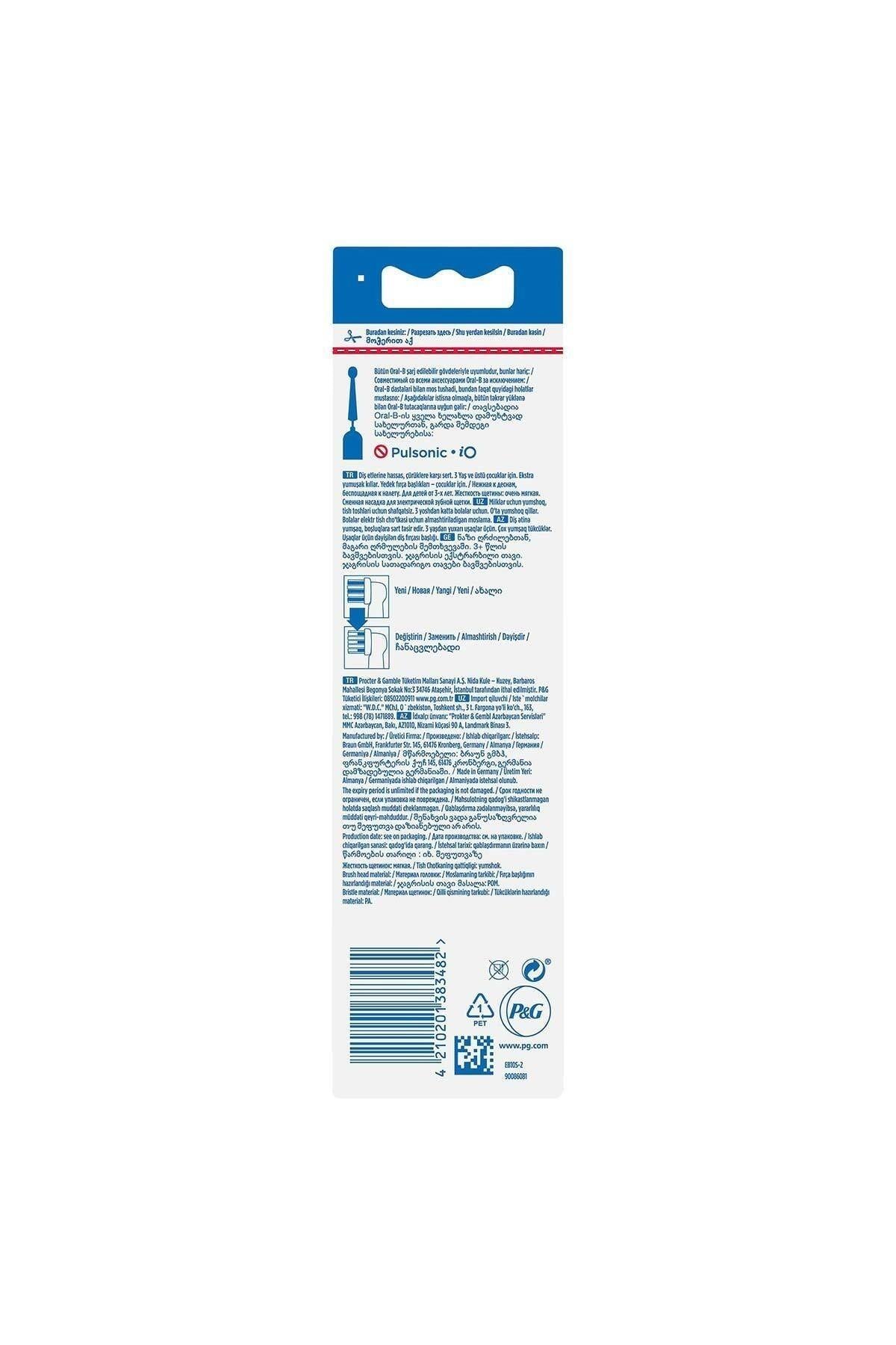 Oral-B Çocuklar Için Diş Fırçası Yedek Başlığı Frozen 2'li