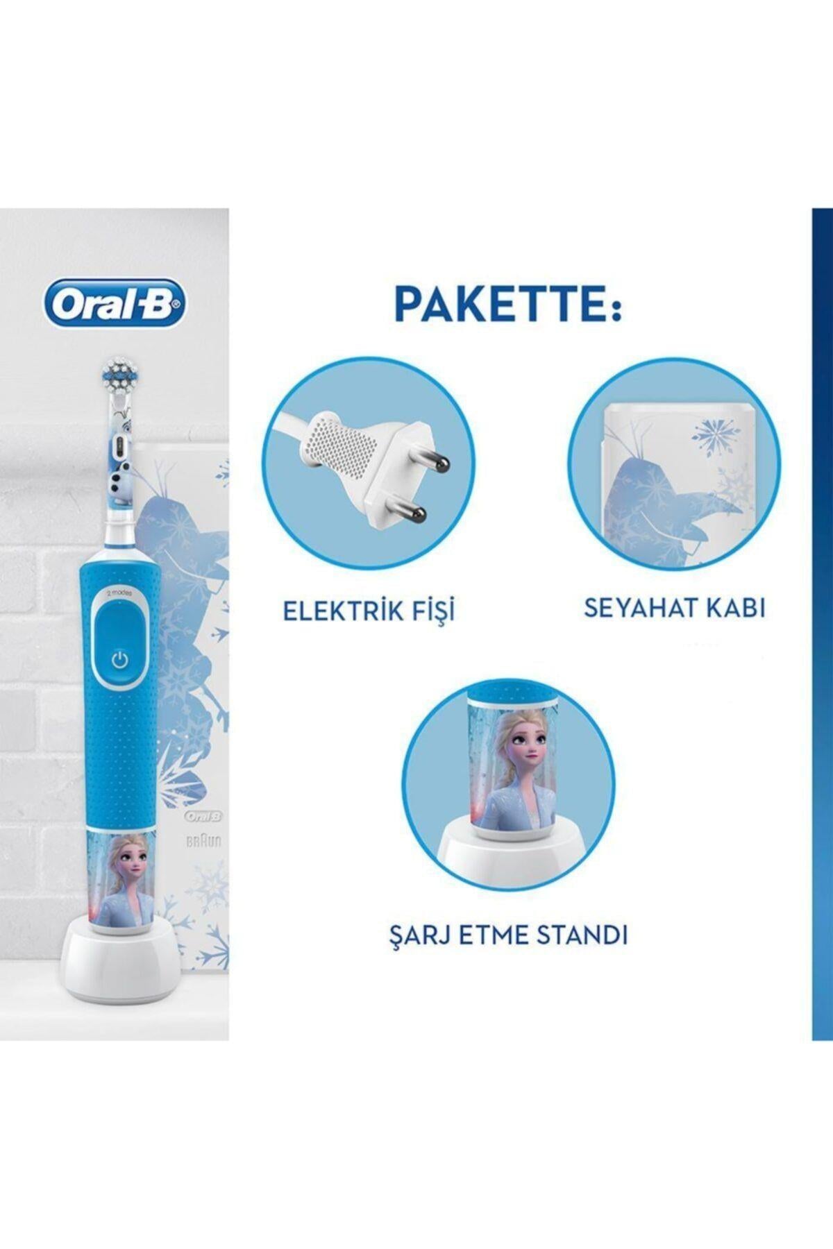 Oral-B Frozen Özel Seri Çocuklar İçin Şarj Edilebilir Diş Fırçası
