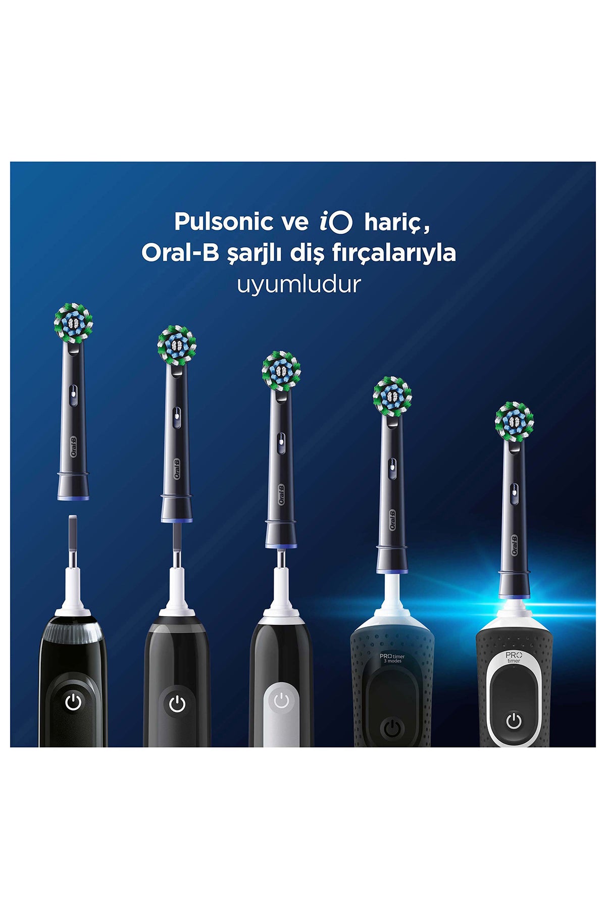 Oral-B Poc Refil Crosact 4BLACK