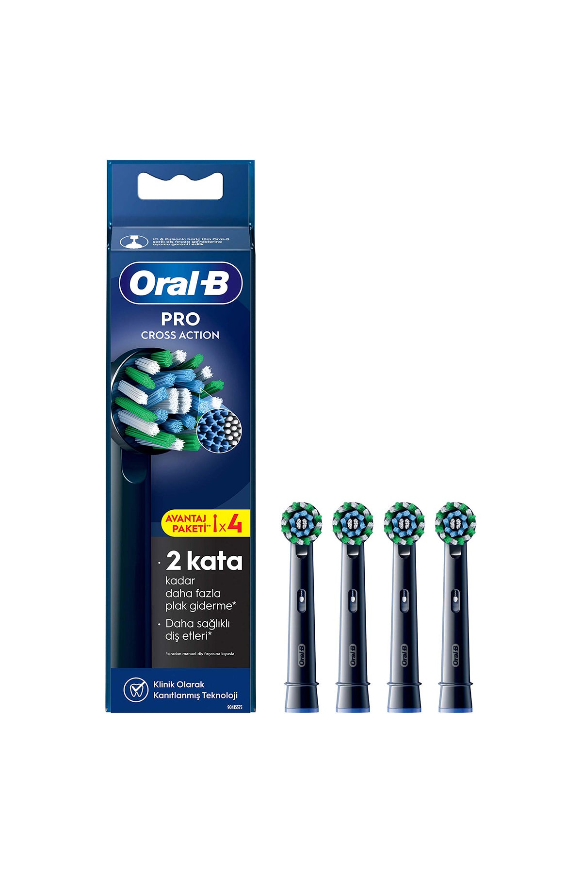 Oral-B Poc Refil Crosact 4BLACK