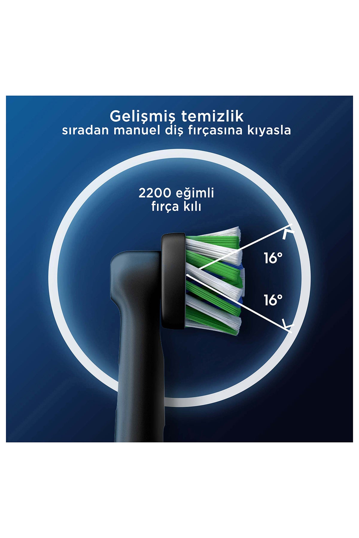 Oral-B Poc Refil Crosact 4BLACK