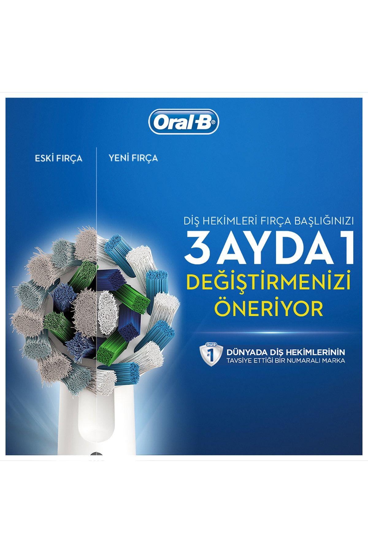 Oral-B Pro 3500 Şarj Edilebilir Diş Fırçası Beyaz + Başlık