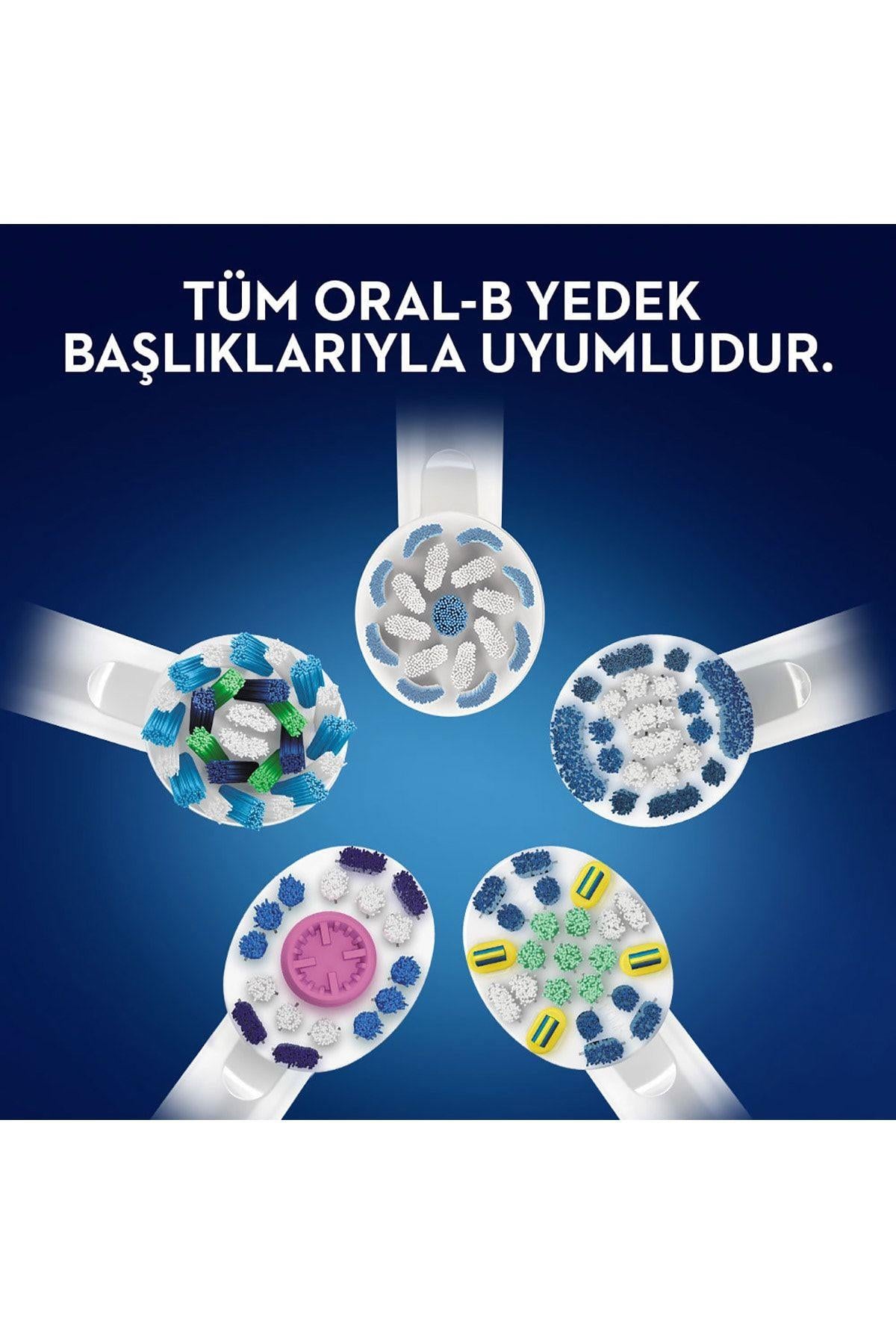 Oral-B Pro 3500 Şarj Edilebilir Diş Fırçası Beyaz + Başlık