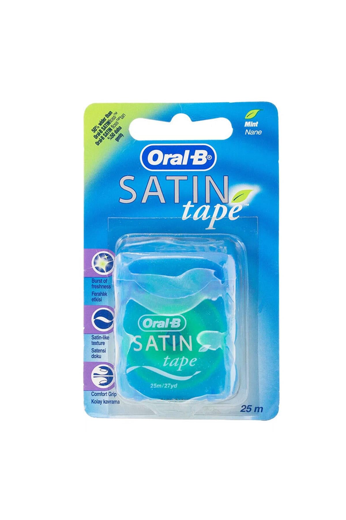 Oral B Satin Tape Ferahlık ve Temizlik Hissi Veren Diş İpi 25m