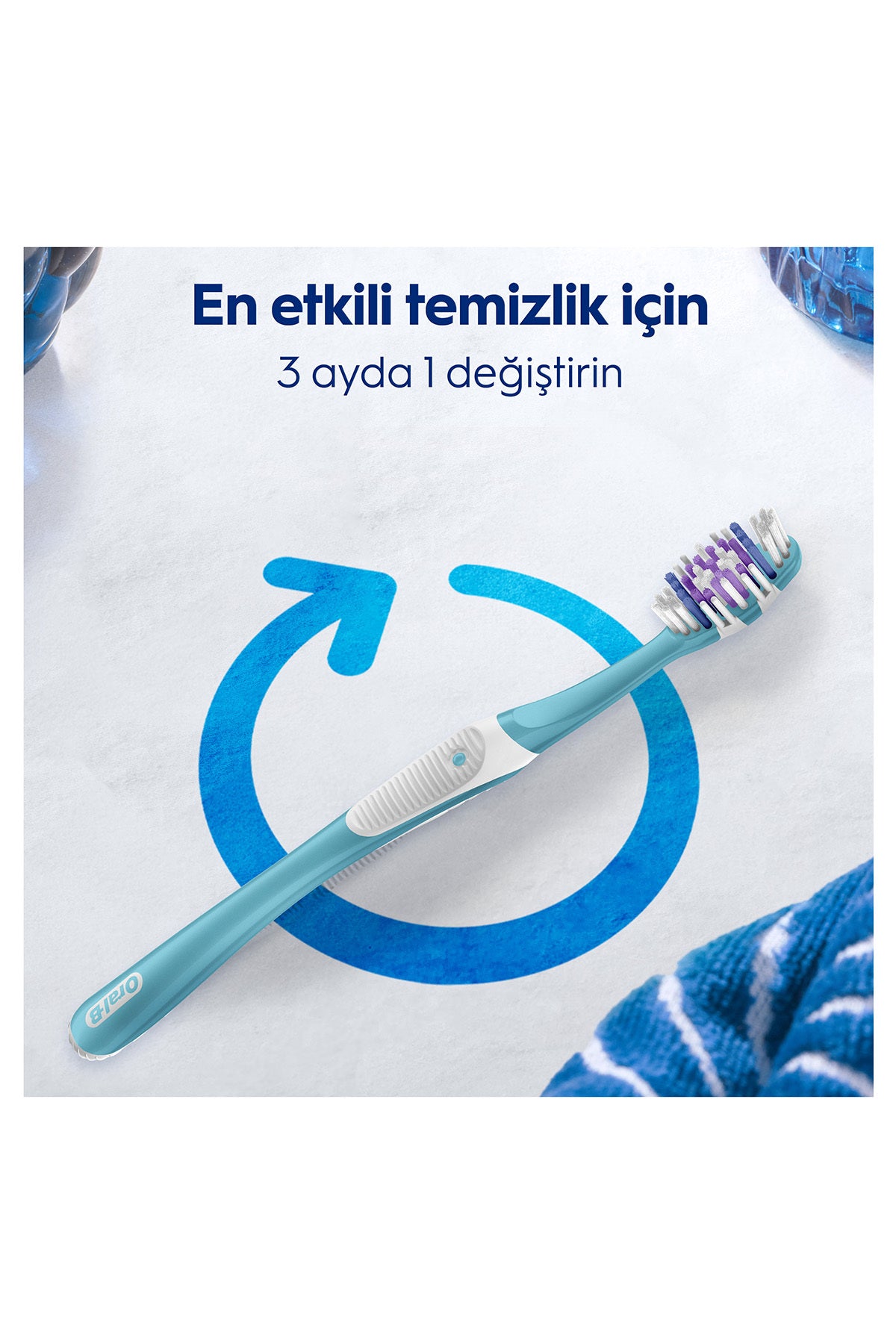 Oralb Fırça PRO3 Beyazlık Orta