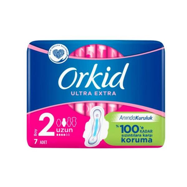 Orkid Ultra Hijyenik Ped Uzun Tekli No2 7 Adet