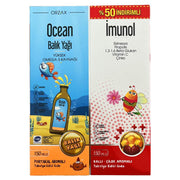 Orzax Ocean Balık Yağı+ Orzax Ocean Imunol Takviye Edici Gıda 150 ml İndirimli