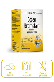 Orzax Ocean Bromelain 30 Kapsül
