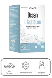 Orzax Ocean L-Glutathione 250 mg 30 Tablet Takviye Edici Gıda