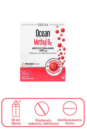 Orzax Ocean Methyl B12 10 ml Takviye Edici Gıda