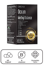 Orzax Ocean Methyl Balance Takviye Edici Gıda 60 Kapsül